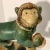 19th Century Chinoiserie Hollywood Regency Boho Chic Ceramic Monkeys - A Pair For Sale - Image 12 of 13