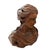 Traditional 17th Century Continental Carved Wood Portrait Bust of a Woman For Sale - Image 3 of 6