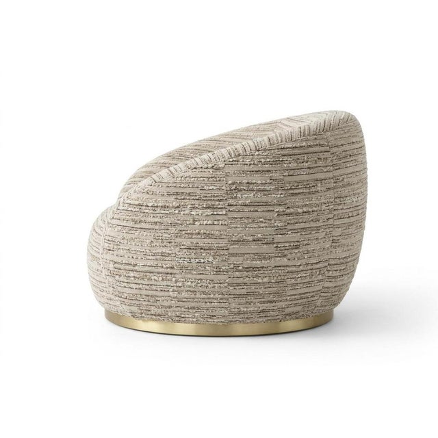 Contemporary Tregua Swivel Chair by Moanne For Sale - Image 3 of 7