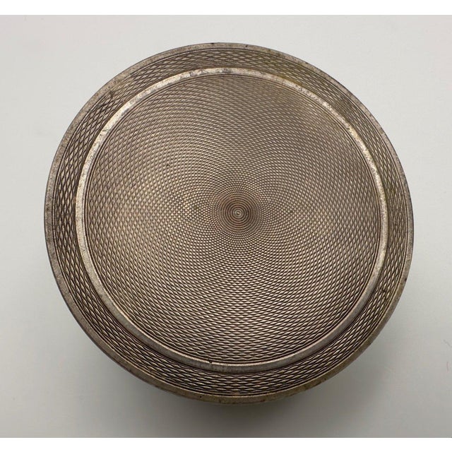 Silver Enamelled Box with Lime Green Decoration, 19th Century For Sale - Image 5 of 13