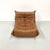 Togo Lounge Chair in Dark Cognac Leather attributed to Michel Ducaroy for Ligne Roset For Sale - Image 6 of 12