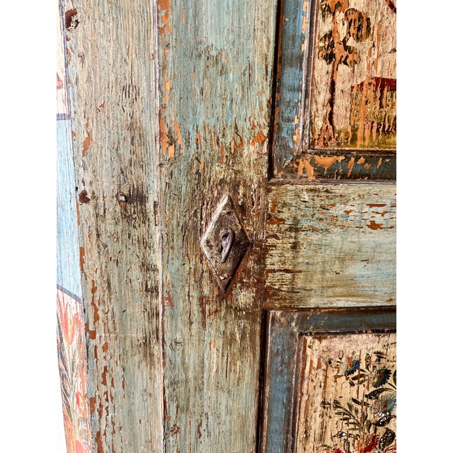 1805 Armoire Tyrolean Alpine Folk Schrank For Sale - Image 12 of 17