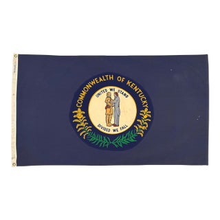 Vintage Cotton State Flag of Kentucky For Sale
