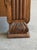 W48 D18 H60.5 Without mirror H36. Mirror W45.5 H25.5 Art Deco oak cabinet featuring an arched mirror, fluted detailing,...
