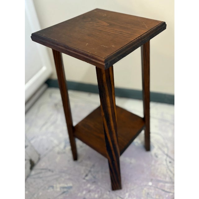 1930s Vintage Crank Telephone, & Stand For Sale - Image 5 of 11