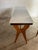 Mid-Century Modern Console Table in Marble and Wood with Brass Top, Italy, 1950s For Sale - Image 3 of 5