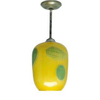 Pop Art Pendant Lamp, Poland, 1950s For Sale