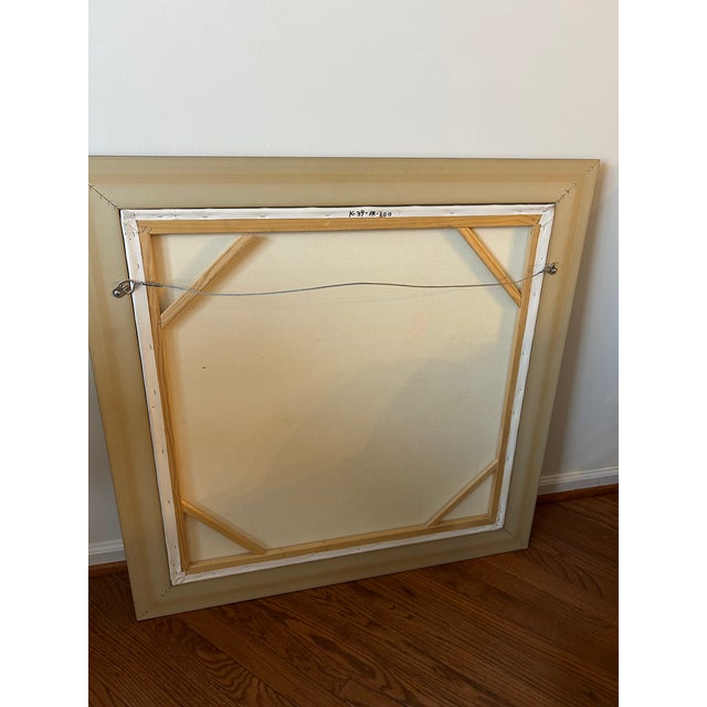 Original Large Framed Van Matino Oil Paiinting For Sale - Image 9 of 9