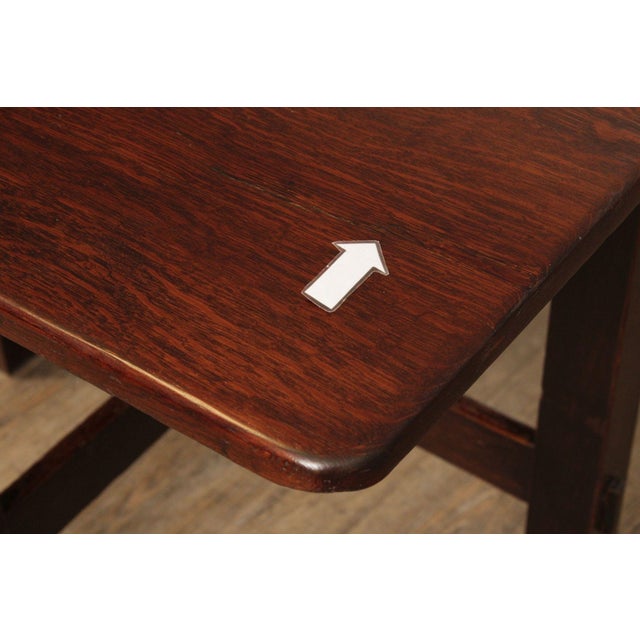 Stickley Brothers Antique Mission Oak Game Table For Sale - Image 14 of 18