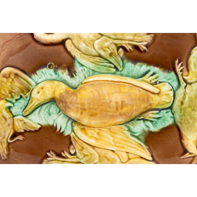 Late 20th Century Polychrome Glazed Ceramic Game Pie Dishes, 2 For Sale - Image 5 of 13