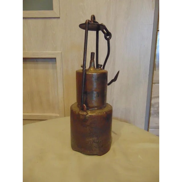 Pre-War Carbide Lamp, 1920s For Sale - Image 3 of 9