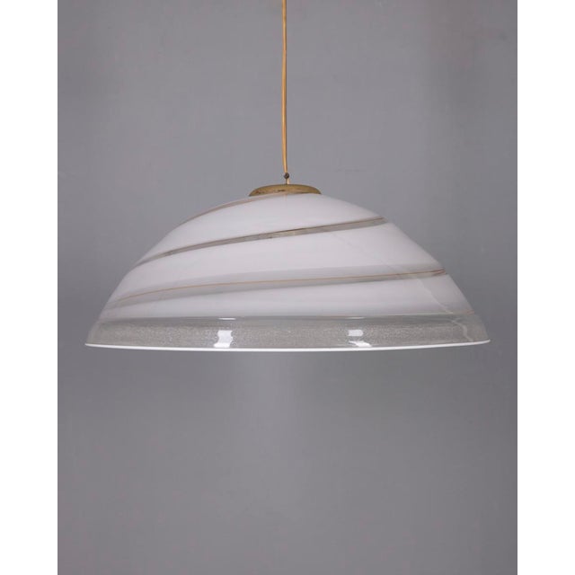Vintage Italian Murano Glass Pendant Light, 1970s For Sale - Image 9 of 9