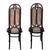 19th Century 19th Century Vienna Secession Bent Oak & Cane High Back Side Chair No. 16 Attributed to Thonet, Pair For Sale - Image 5 of 10