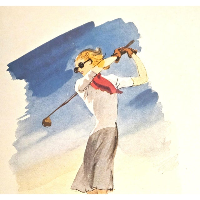 RARE! This is a Mid-Century 1946 advertisement print that originally appeared in a French magazine of the time. It is...