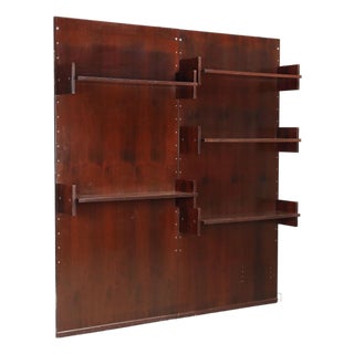 Vintage Wall Bookcase, 1960s For Sale