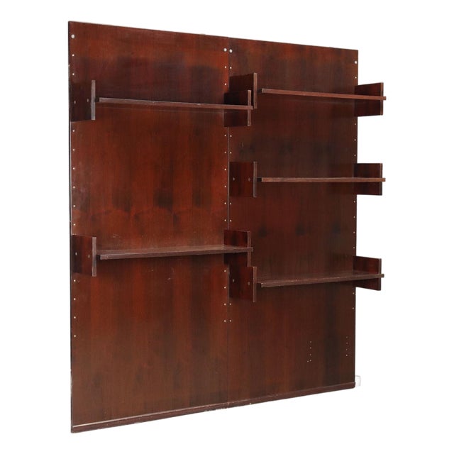 Vintage Wall Bookcase, 1960s For Sale