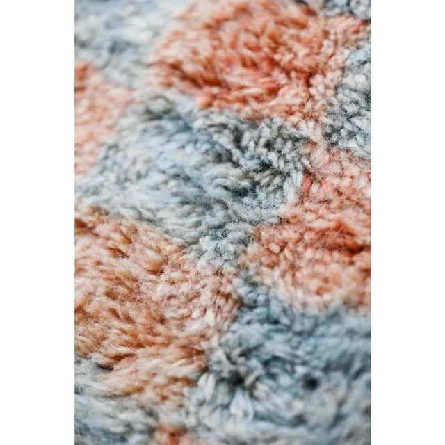 Checkerboard chic! Inspired by one of our favorite vintage Boujaad rugs our new checker shag rugs are handmade in Morocco...