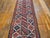 Early 20th Century 1900s Multicolor Geometric Tribal Antique n.w. Persian Rug 3'2" X 9'2" Handmade Wool Carpet For Sale - Image 5 of 6