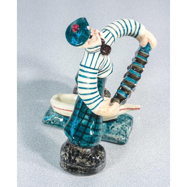 Ceramic Sailor Sculpture from C.A.S.A. Aretini, 1950s For Sale - Image 18 of 18