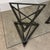 Formations Dual Iron Pedestal Base Glass Dining Table For Sale - Image 12 of 16