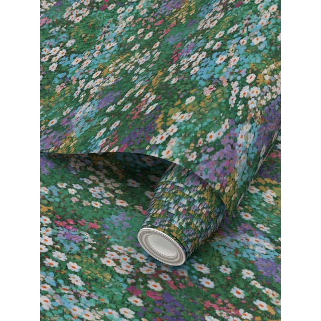 Wander into a wildflower meadow with our Cosmos Meadow Floral Wallpaper, where white cosmos scatter like confetti among...