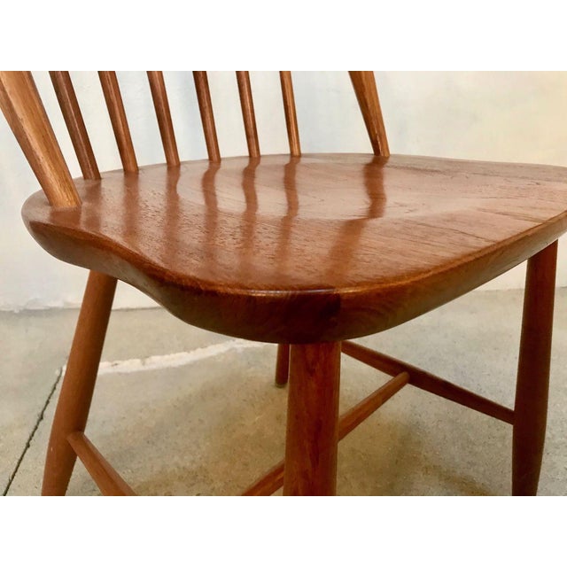 Brown Side Chair by Erik Ole Jørgensen for Tram Chairs For Sale - Image 8 of 18