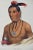 Portraiture Wa-Kawn, a Winnebago Chief: Folio-Sized Hand-Colored McKenney & Hall Lithograph, 1841 For Sale - Image 3 of 4