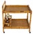 Mid-Century Modern Bamboo and Rattan Serving Bar Cart, Italy, 1960s For Sale - Image 16 of 17
