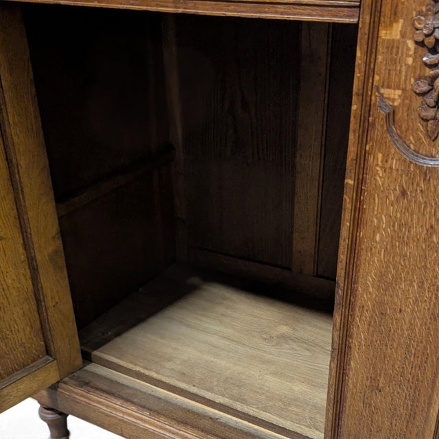 Early 20th-Century French Marble-Top Buffet, Guerin Paris Label For Sale - Image 10 of 18