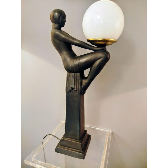 Art Deco Style Table Lamp by Carlo Bartoli, 1970s For Sale - Image 17 of 17