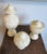A striking, curated trio of tessellated bone covered jars. Infused with a chic Hollywood Regency flair and grounded in...