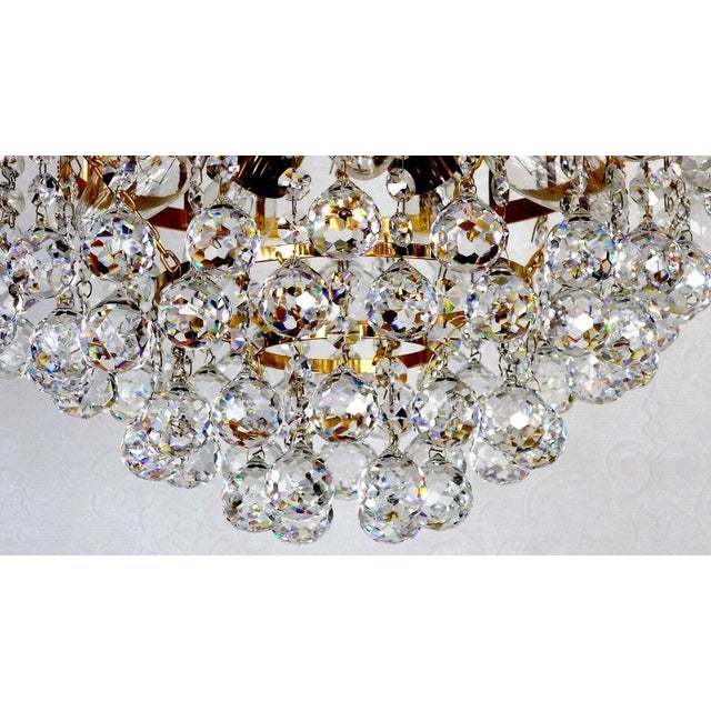 Crystal Chandelier by Christoph Palme, 1970s For Sale - Image 3 of 12