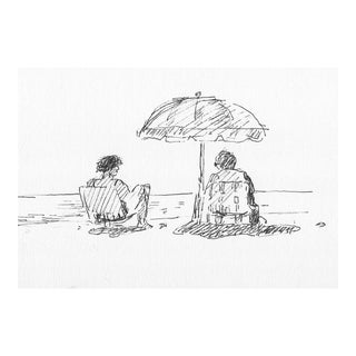 Hayward Cirker Tropical Beach Scene For Sale