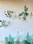 Italian Hand-Painted Tole Floral Chandelier with Matching Wall Sconces, 1960s, Set of 3 For Sale - Image 18 of 18