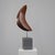 Ineke Van Zuuren, Organic Abstract, 1980s, Concrete & Teak For Sale - Image 10 of 10
