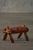 20th Century Dark Red Moroccan Camel Saddle Footstool, North Africa, 1940s For Sale - Image 4 of 18