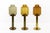 Large Swedish Model L-102/32 Claudia Candlesticks in Brass and Tinted Glass by Hans-Agne Jakobsson for Markaryd, 1960s, Set of 3 For Sale - Image 9 of 9