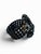 1940s Jet Beaded Memory Wire Haskell Style Bracelet For Sale - Image 4 of 5