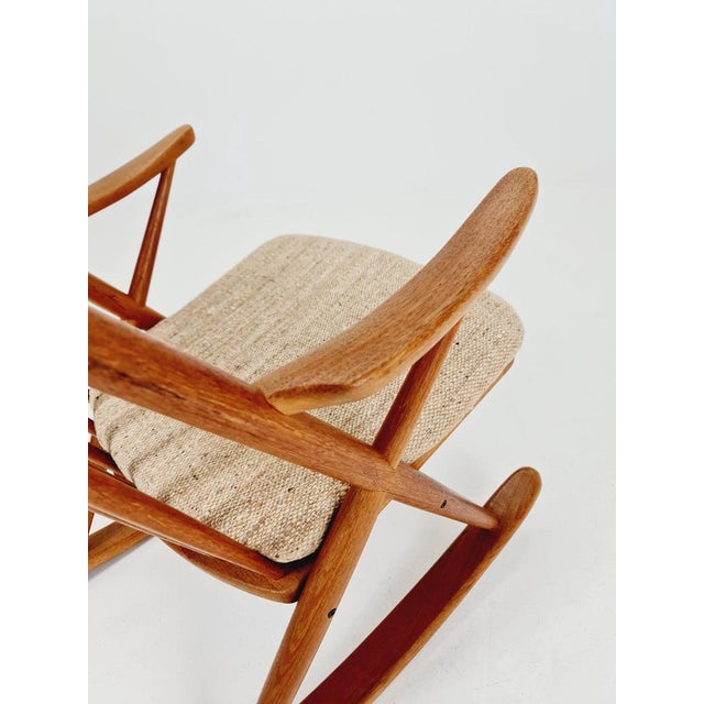 Danish Teak Rocking Chair by Frank Reenskaug for Bramin, 1960s For Sale - Image 9 of 18