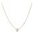 0.25ct Diamond Solitaire Pendant Necklace 14k Yellow Gold 18" Snake Chain For Sale