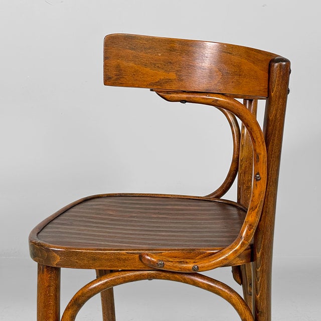 Wood Mid-Century Modern Italian Armchairs in Wood, 1940s, Set of 4 For Sale - Image 7 of 13