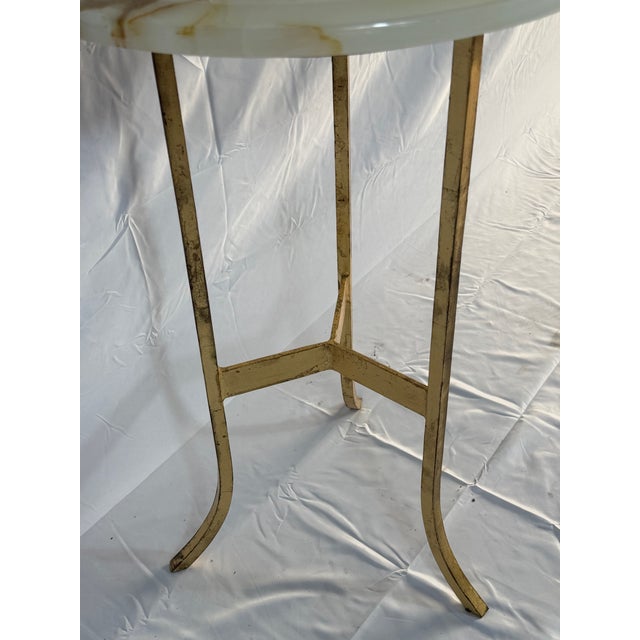 Gilded Side Table For Sale - Image 4 of 8