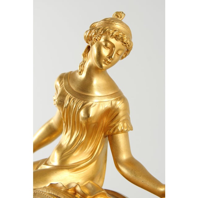French Mantel Clock Allegory of Love, Paris, 1815 For Sale - Image 6 of 16
