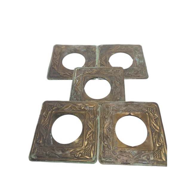 Art Nouveau Surface-Mounted Switch Plate, Austria, 1930s, Set of 5, in Very Good conditions. Designed 1970 to 1979 This...