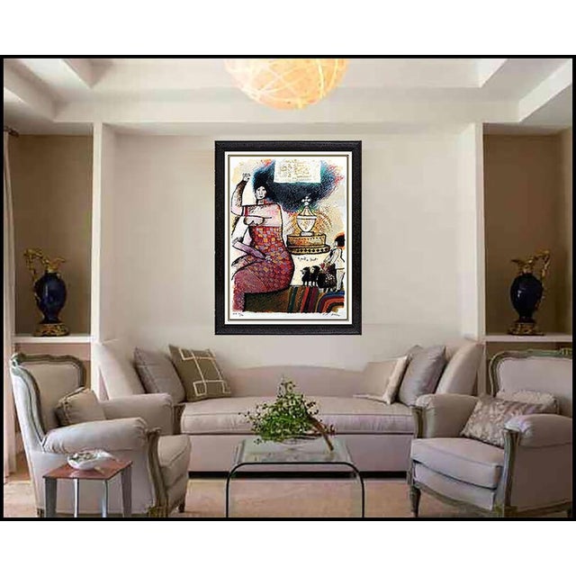 Message us to inquire about custom framing options! (Included for free with every purchase) It is of impressive size...