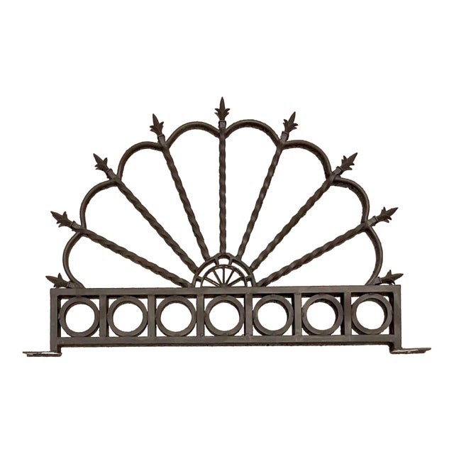 Vintage Boho Wrought Iron Arch For Sale