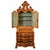 Early 20th Century Venetian Burl Trumeau with Flap and Mirrors For Sale - Image 4 of 6