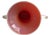 1970s Mid-Century Italian Red Glass Vase with Sculptural Clear Handles, 1970s For Sale - Image 5 of 10