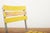 Wood Stackable Yellow Model 1023 Garden Chair Set in Galvanized Steel Tubing and Wooden Slats by Embru, 1934, Set of 2 For Sale - Image 7 of 14