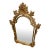 Antique French Rococo Revival Giltwood Mirror, Arched Crest, Late 19th Century For Sale